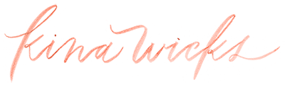 Kina Wicks . Fine Art Wedding Photographer . Chicago & Destination logo